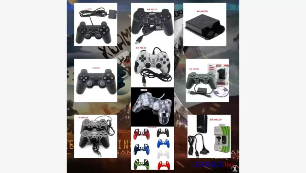 Brand New Gamepads and Controllers, bluetooth, usb etc.
