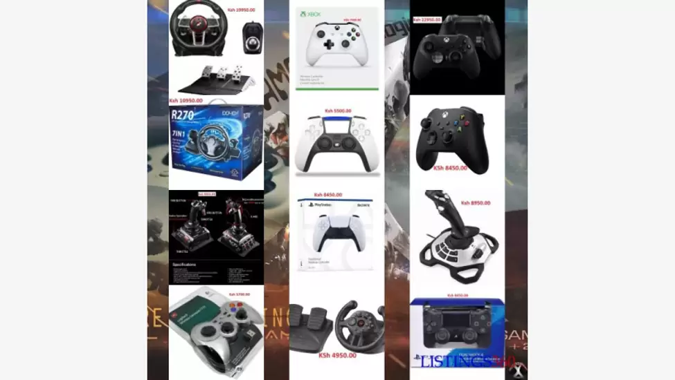 New Gamepads and Controllers (PS4,XBOX,DUALSHOCK,DOUBLESHOCK)etc.
